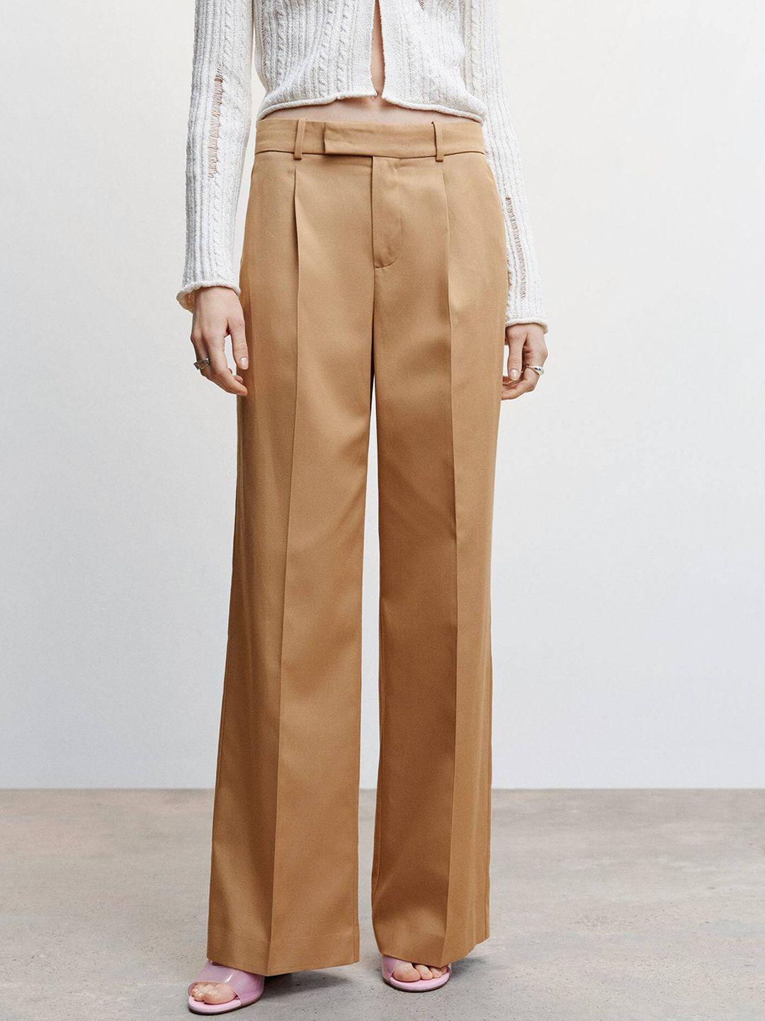 mango women wide leg trousers