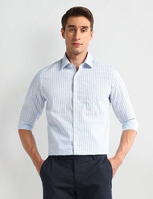 manhattan slim cotton shirt