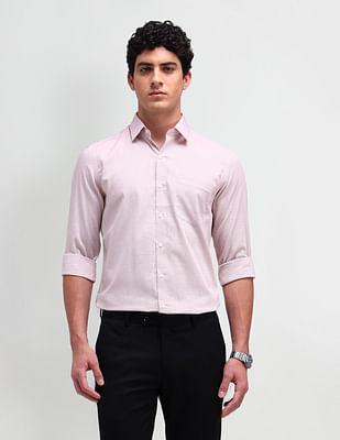 manhattan slim dobby shirt