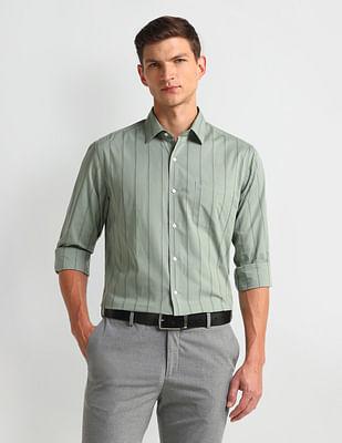 manhattan slim dobby shirt