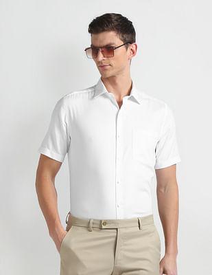 manhattan slim fit cotton shirt