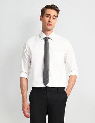 manhattan slim fit cotton shirt