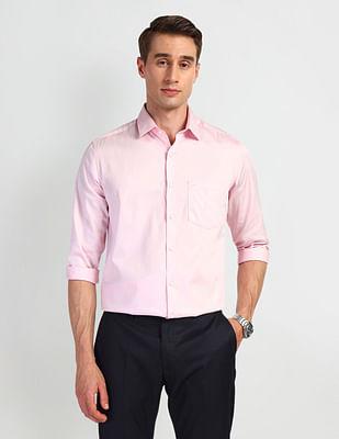 manhattan slim fit cotton shirt