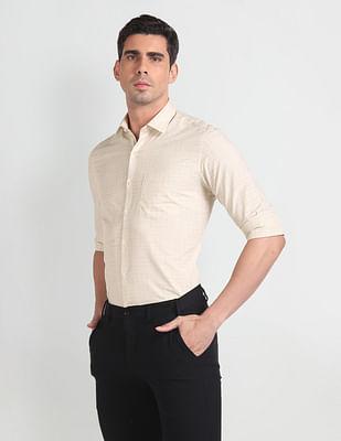 manhattan slim fit dobby shirt