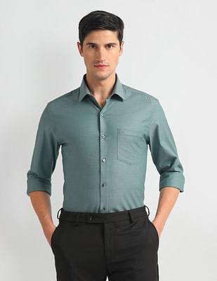 manhattan slim fit dobby shirt