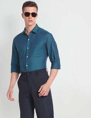 manhattan slim fit dobby shirt