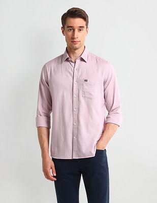 manhattan slim fit dobby shirt