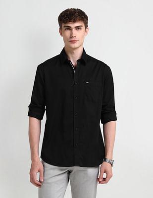 manhattan slim fit twill shirt