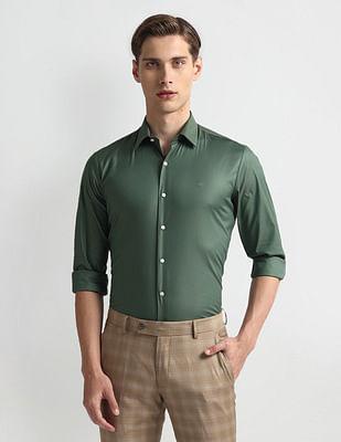 manhattan slim fit twill shirt