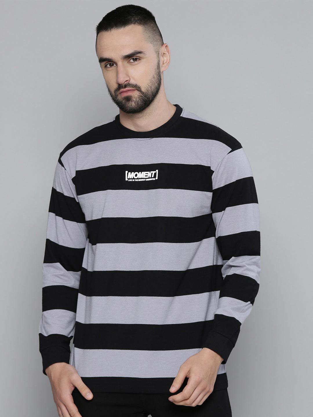 maniac striped oversized cotton t-shirt