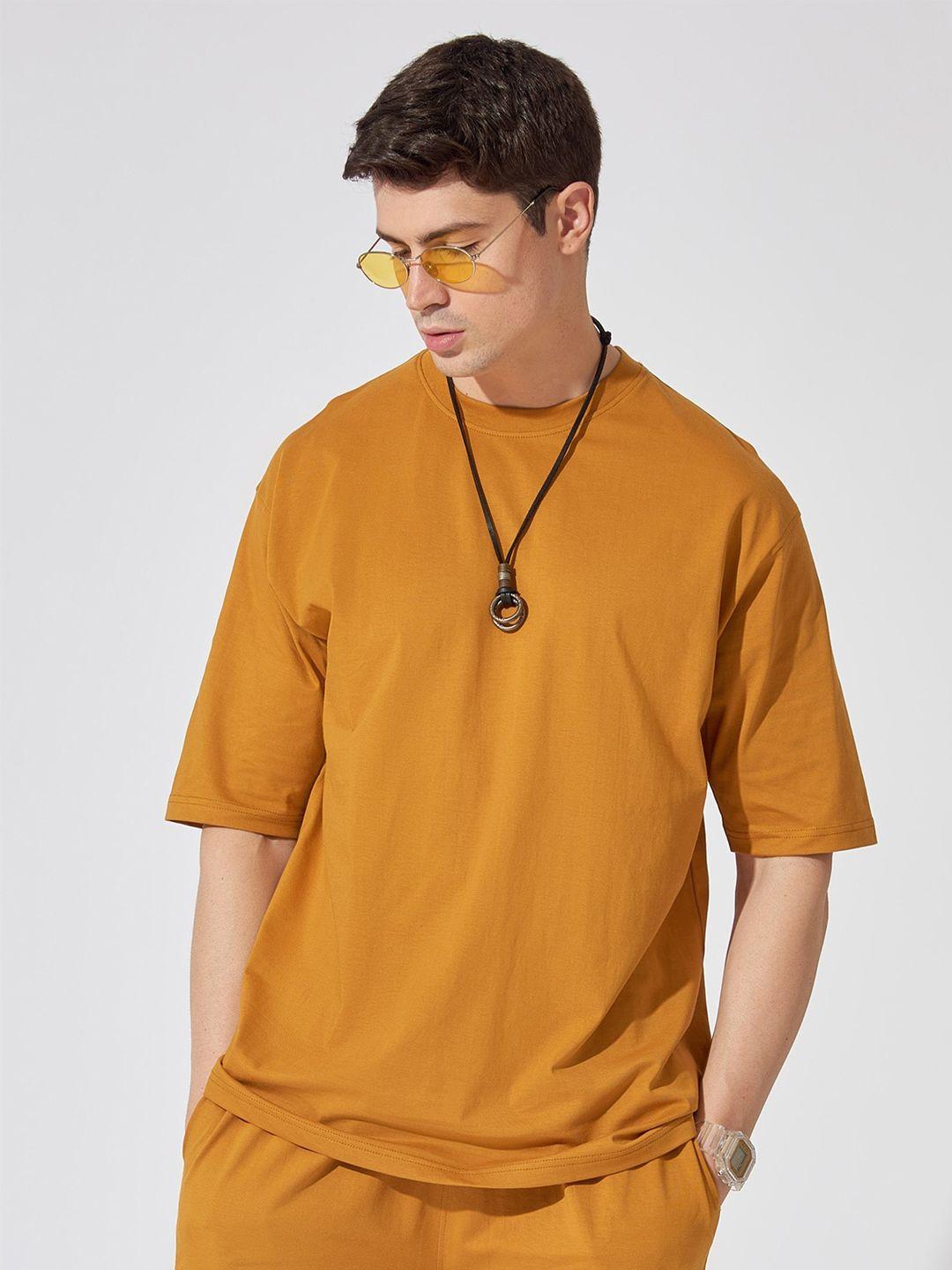 maniac round neck short sleeves cotton loose t-shirt