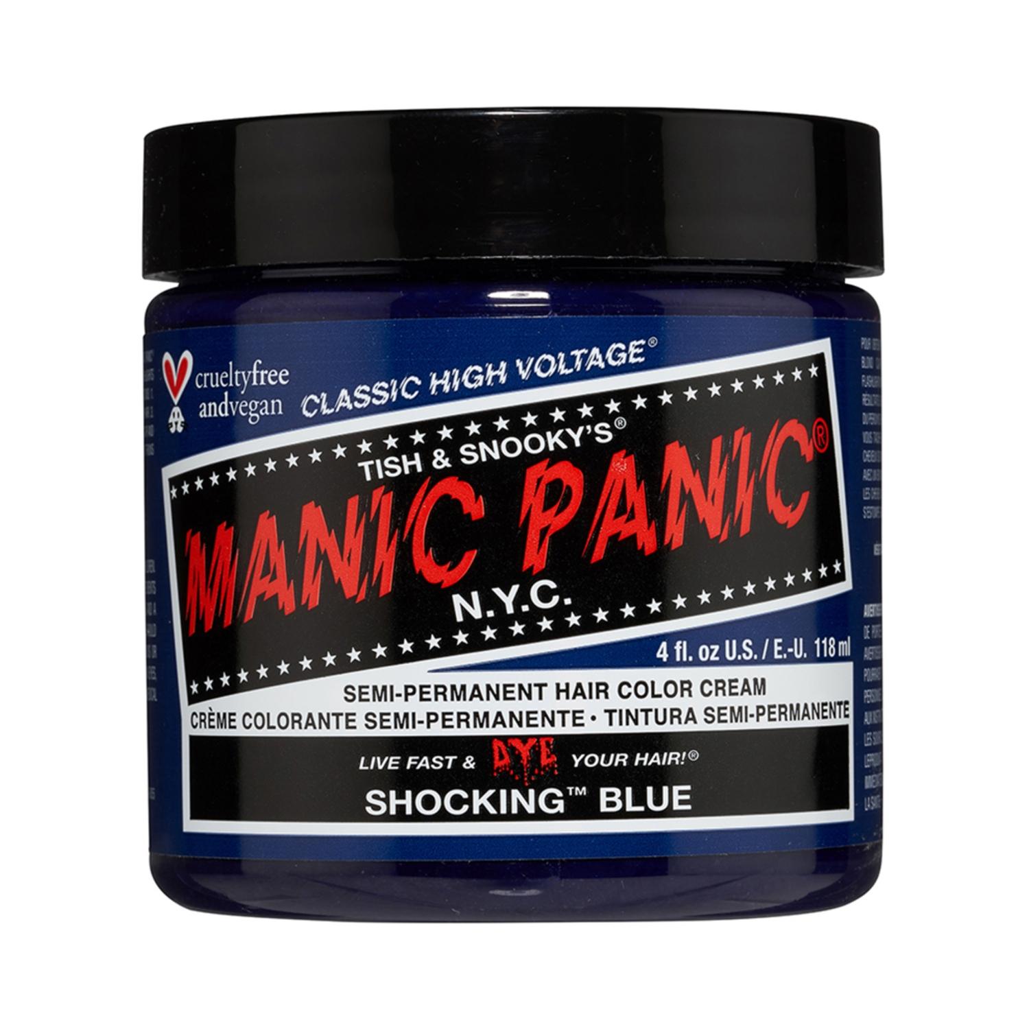 manic panic classic high voltage semi permanent hair color cream - purple haze (118ml)