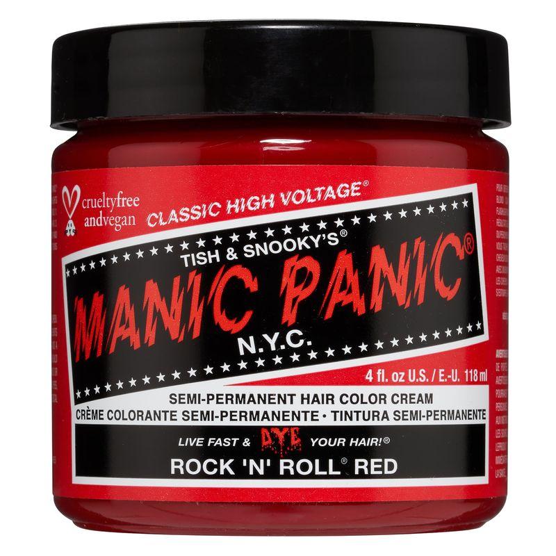 manic panic rock 'n' roll red classic creme