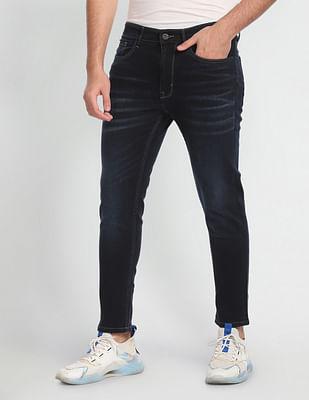 mankle relax tapered fit dark wash  jeans