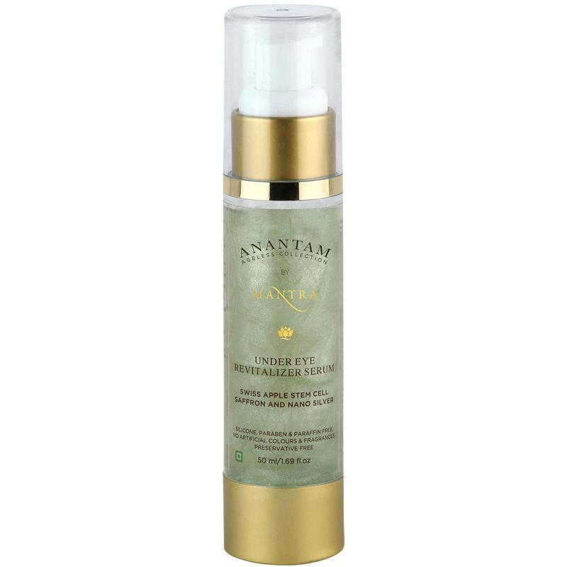 mantra herbal anantam under eye revitalizer serum - swiss apple stem cell, saffron and nano silver