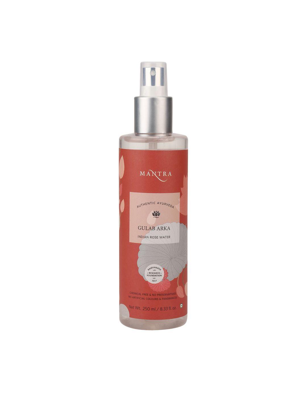 mantra herbal gulab arka indian rose water spray - 250ml