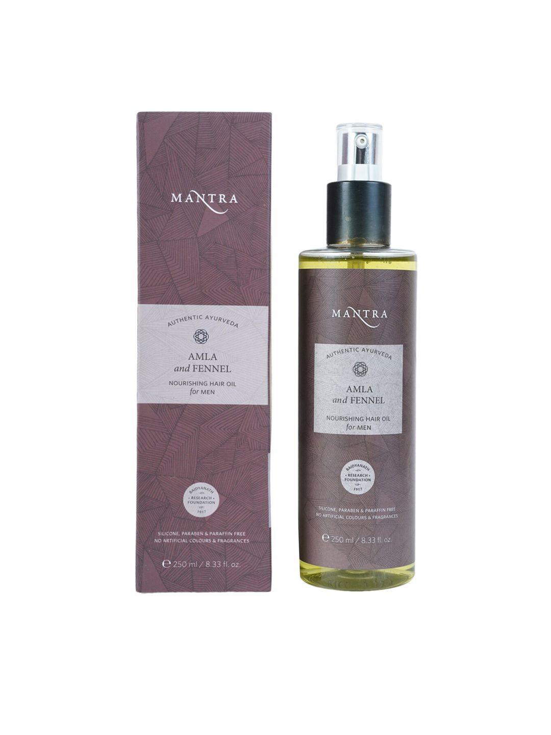 mantra herbal men amla and fennel nourishing hair oil- 250ml