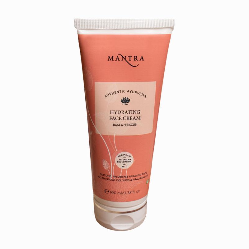 mantra herbal rose & hibiscus hydrating face cream