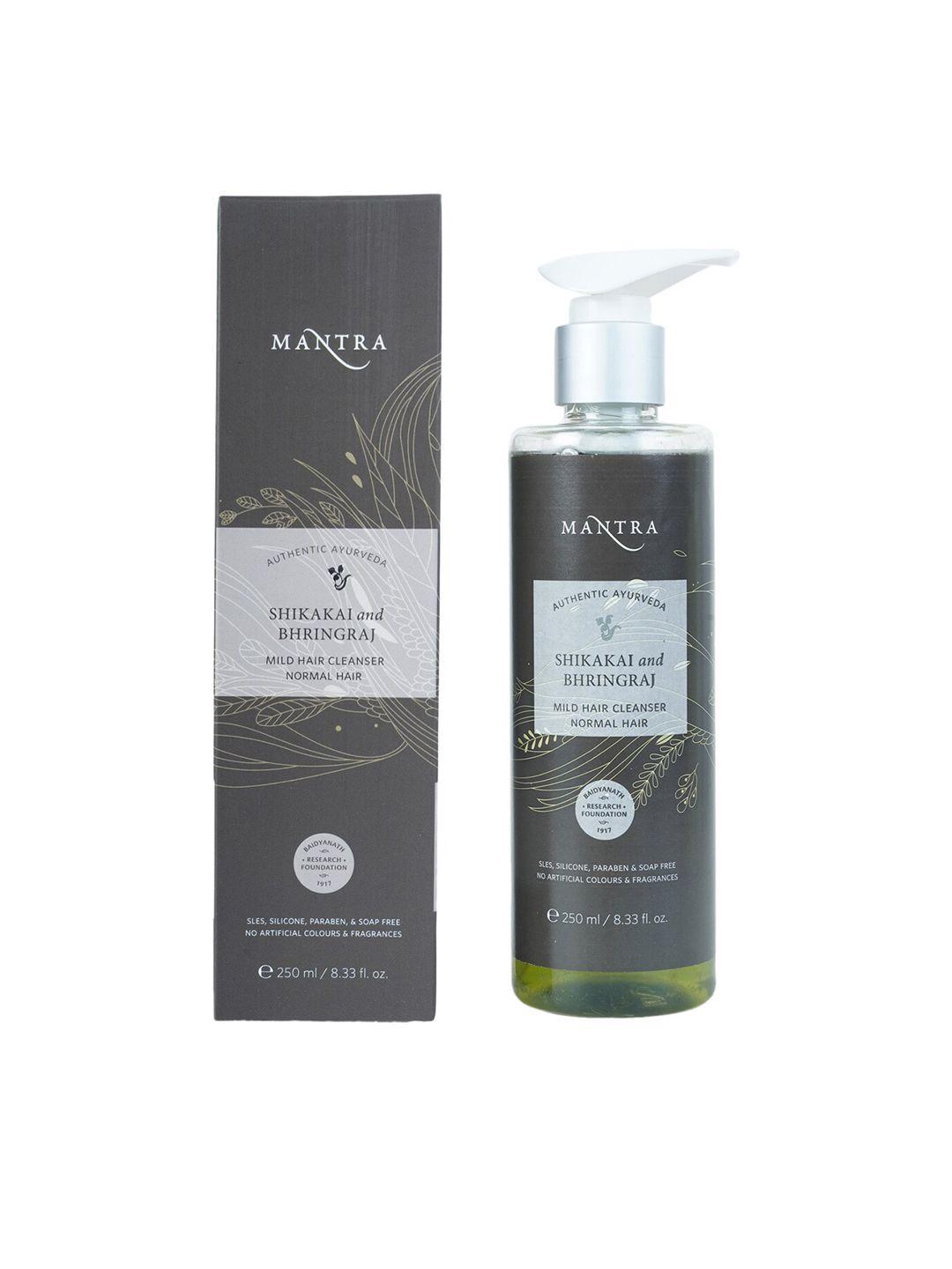 mantra herbal shikakai & bhringraj mild hair cleanser-250ml