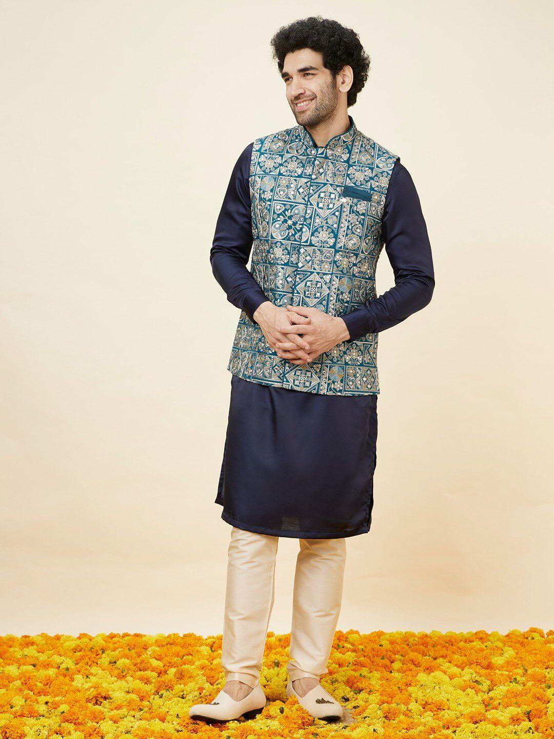manyavar-floral-embroidered-nehru-jacket
