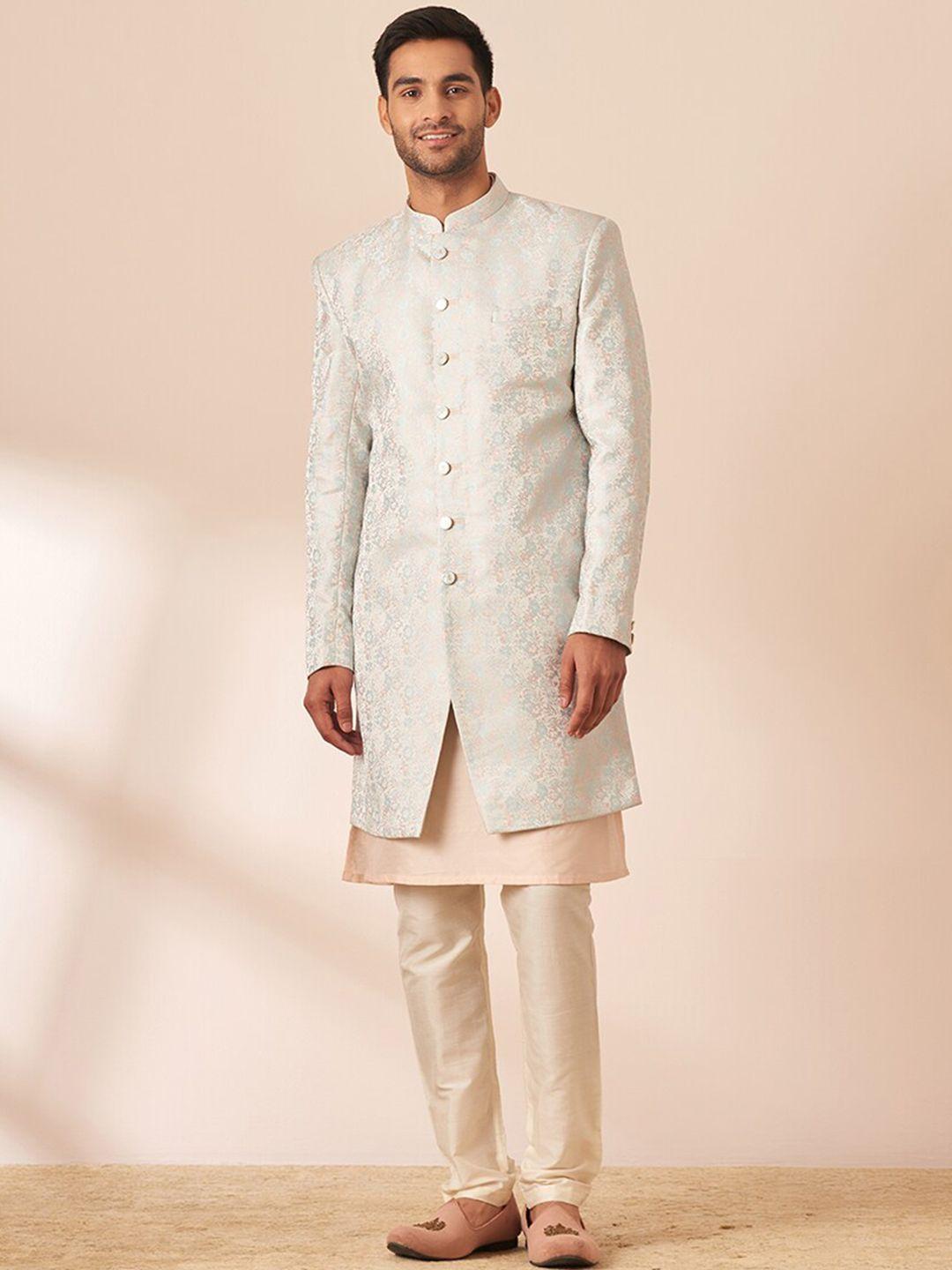 manyavar men self-design sherwani set