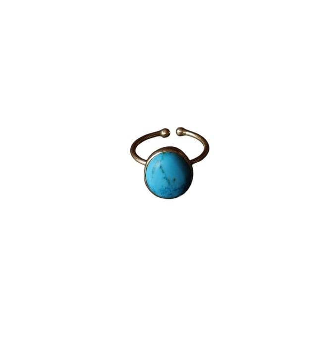 mapcha turquoise ring - adjustable