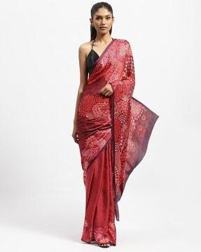 maples shade embellished saree