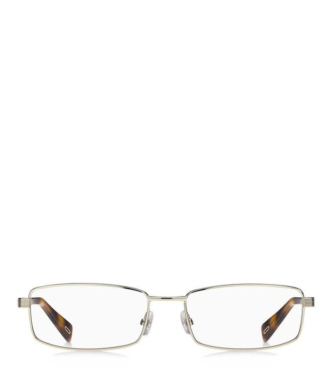 marc jacobs 1005213yg5717 gold rectangular eyewear frames for men