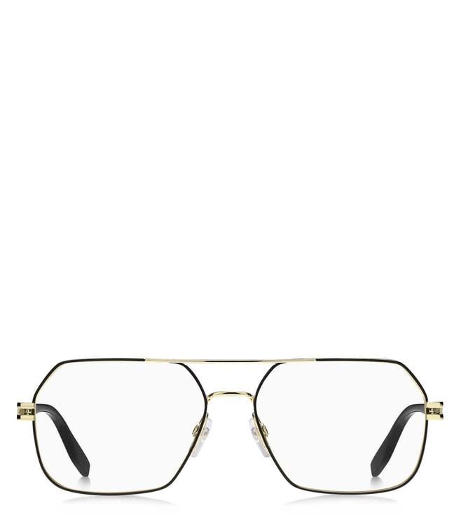 marc jacobs 105785rhl5716 gold aviator eyewear frames for men