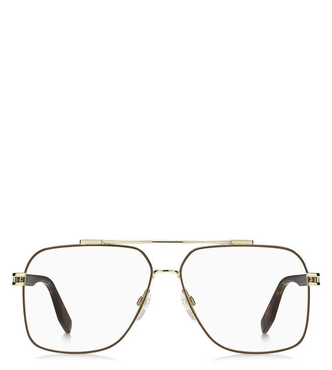 marc jacobs 10643801q5913 gold aviator eyewear frames for men