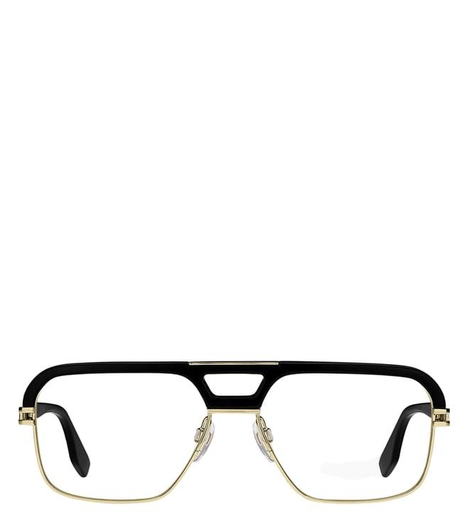 marc jacobs 107064rhl5816 gold pilot eye frames for men