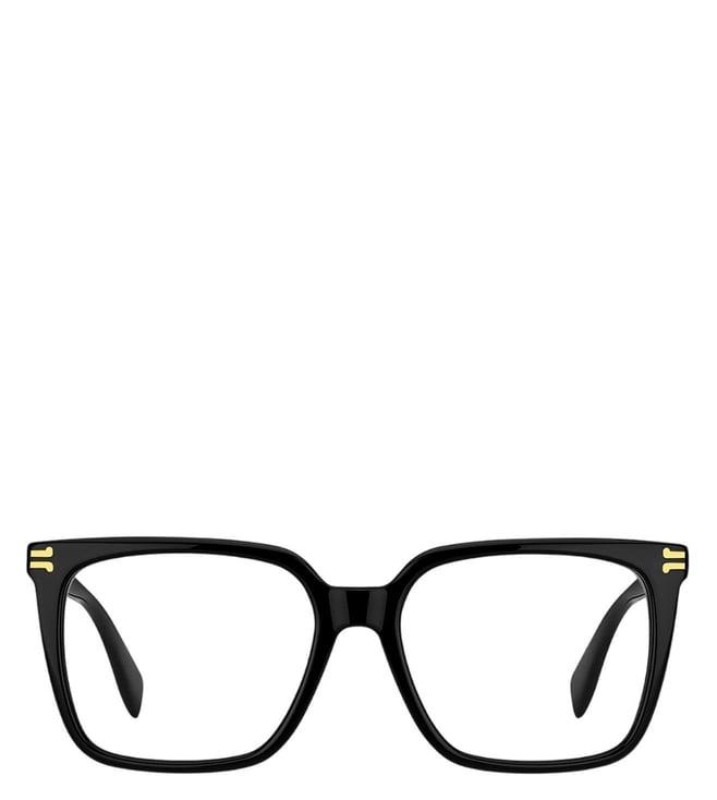 marc jacobs 1076598075316 black rectangular eye frames for women