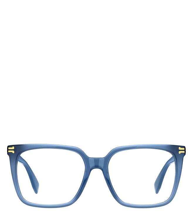 marc jacobs 107659pjp5316 blue rectangular eye frames for women