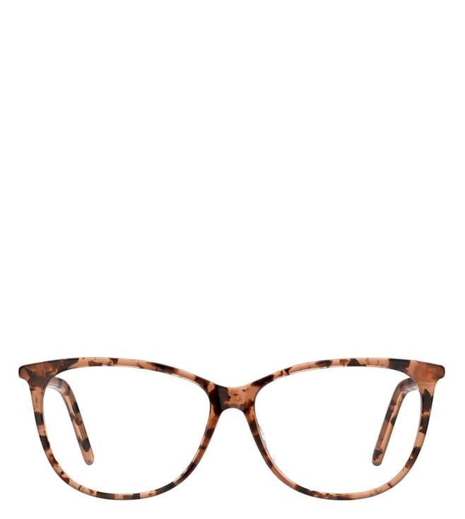 marc jacobs 107668xlt5513 havana beige fashion cat eye eye frames for women