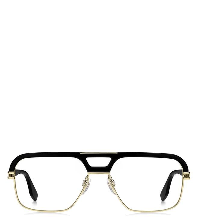 marc jacobs 677 rhl 5816 black rectangular eyewear frames for men