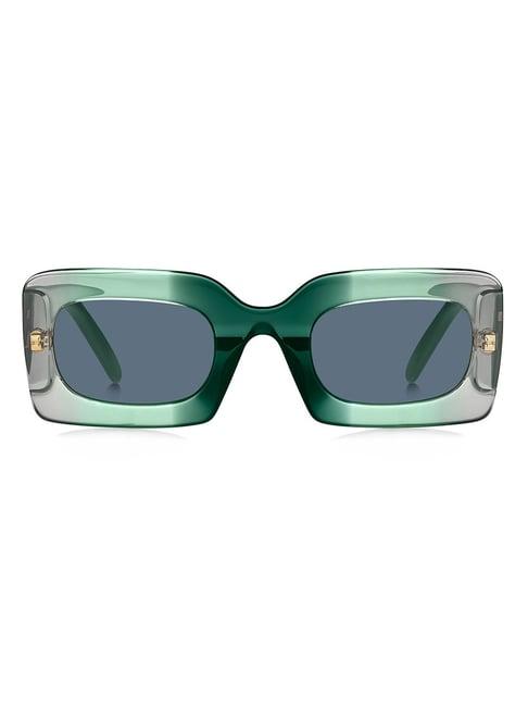 marc jacobs blue rectangular sunglasses for women