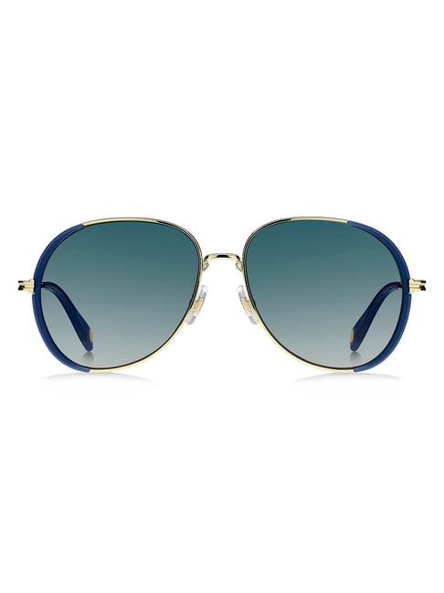 marc jacobs blue round sunglasses for women