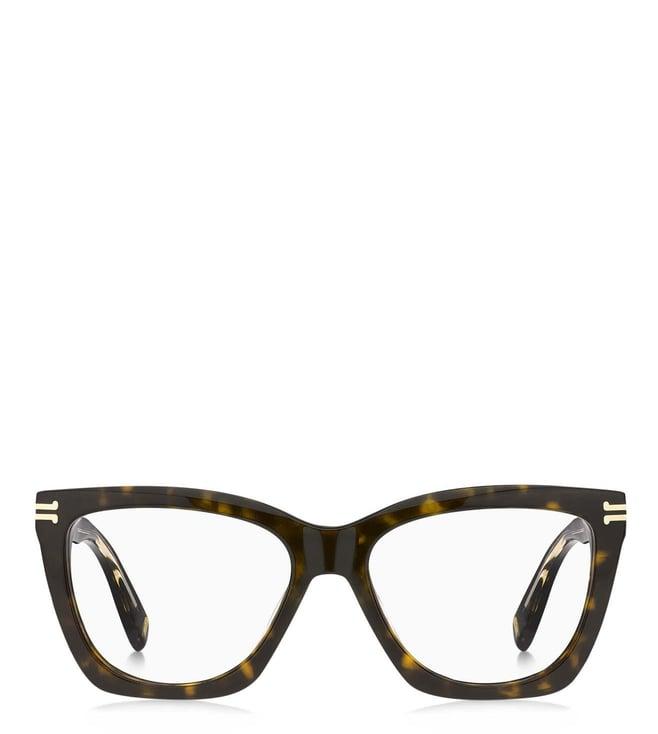 marc jacobs imk159br52 brown cat eye eyewear frames for men