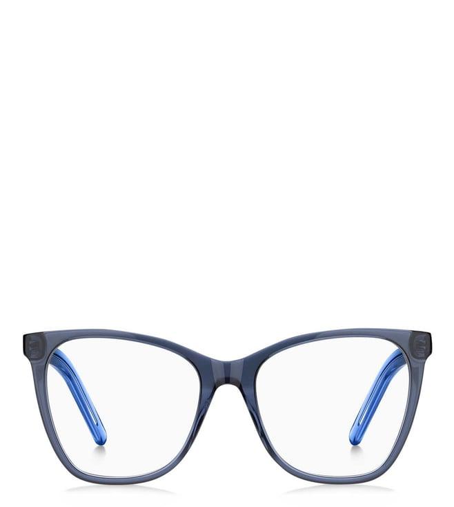 marc jacobs imk213bu52 blue square eyewear frames for women