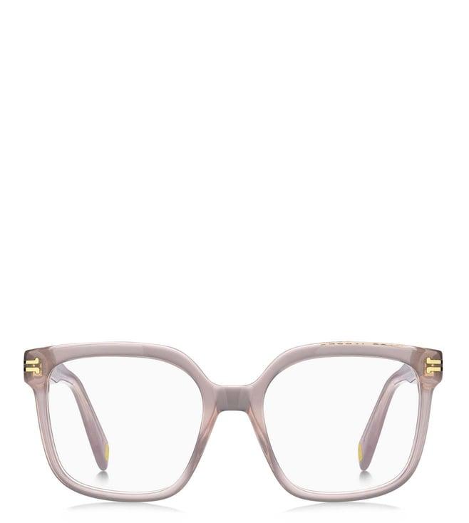 marc jacobs imk214pk52 pink square eyewear frames for women