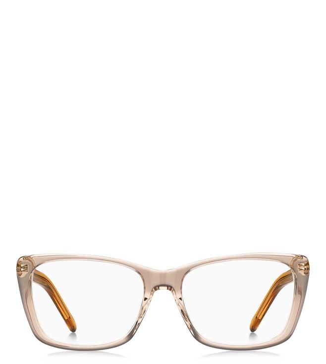 marc jacobs imk216or54 beige square eyewear frames for women