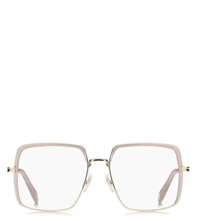 marc jacobs imk244gl54 gold square eyewear frames for women