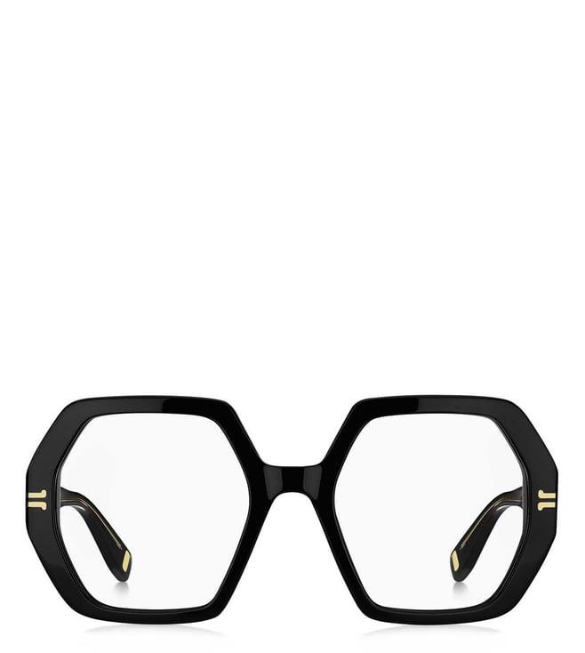 marc jacobs imk269bl51 black beveled eyewear frames for women