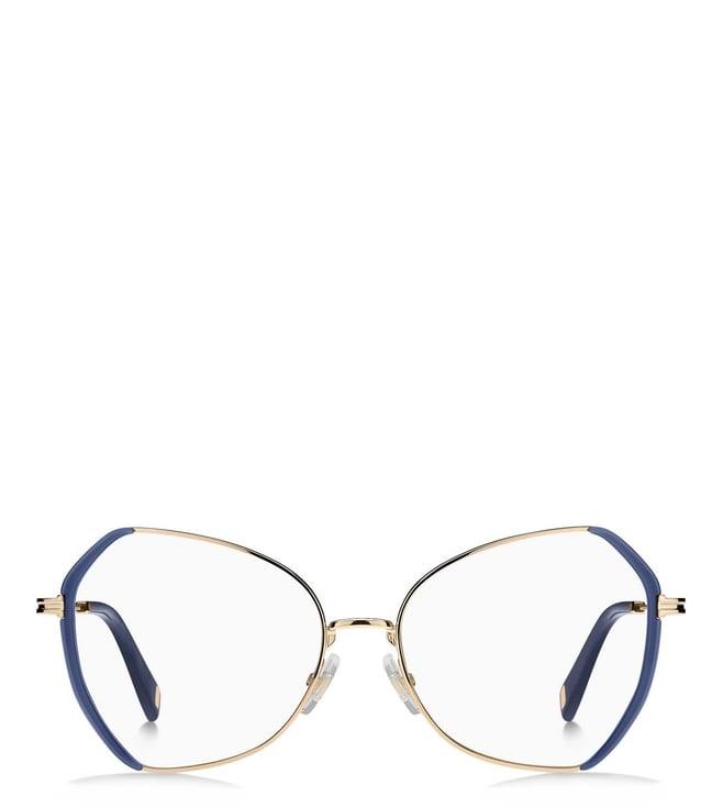 marc jacobs imk276gl55 gold geometric eyewear frames for women