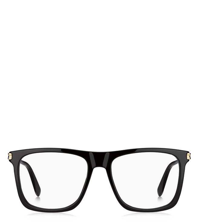 marc jacobs marc 546 black square eyewear frames for men