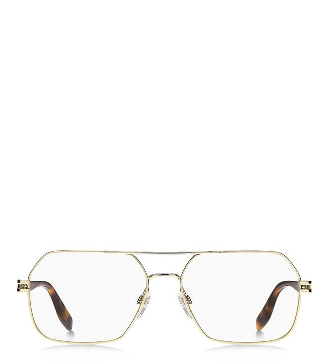 marc jacobs marc 602 j5g gold aviator eyewear frames for men