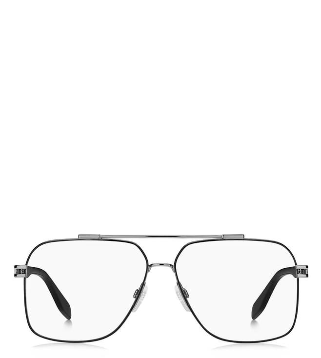 marc jacobs marc 634 85k es black aviator eyewear frames for men