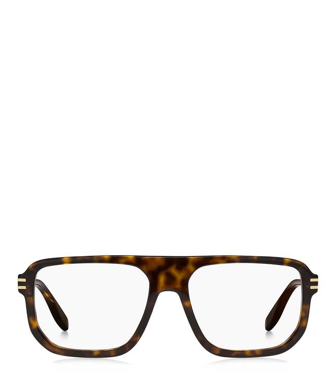 marc jacobs marc 682 086 es havana square eyewear frames for men