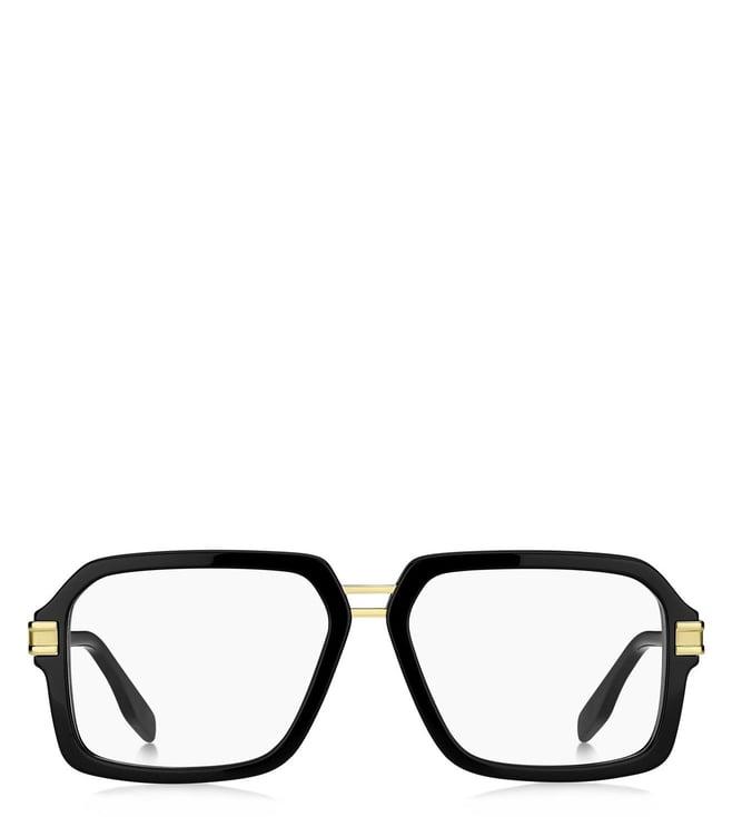 marc jacobs marc 715 black rectangular eyewear frames for men