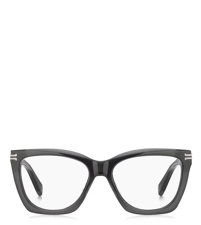 marc jacobs mj 1014 kb7 transparent grey cat eye eyewear frames for men